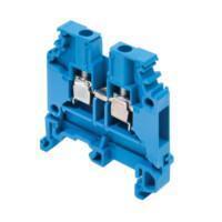 TE Entrelec M4/6.N Riviliitin 4mm² 1+1 läpisyöttö
