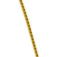 Numero 9 johdinmerkki 0,5-1,5 mm², keltainen - Legrand cab 3