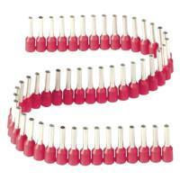 End Sleeve in chain 1.5mm² Red 14mm