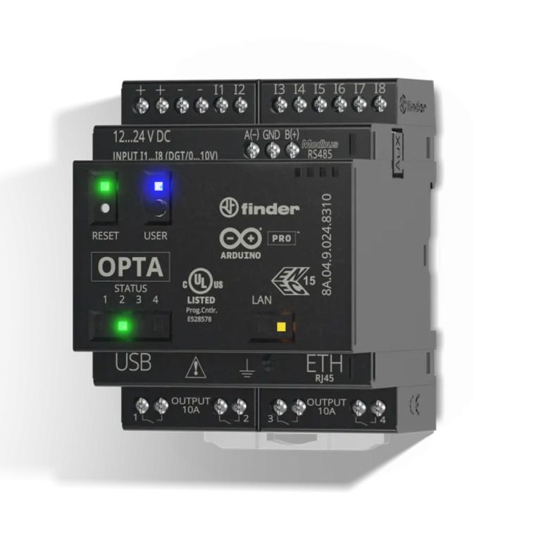 PLR Ohjelmoitava Logiikkarele 4NO 10A Modbus