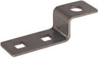 End piece Z-shape with 2 squar