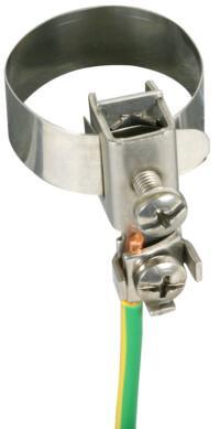 Earthing pipe clamp D 27-168mm